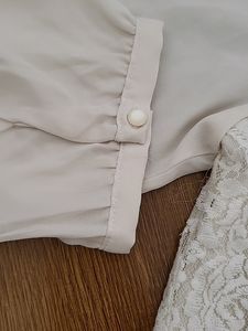 Off White Net Top