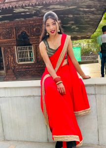 Beautiful Red Saree