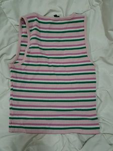 Striped Sleeveless Top