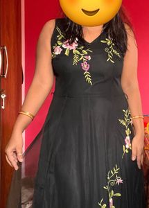 Floral Embroidered Dress