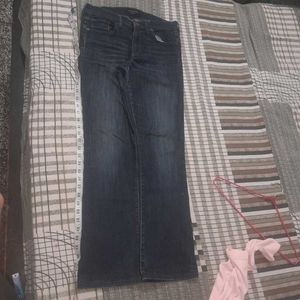 Dark Wash Denim Jeans with cute crop top