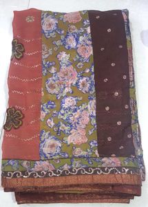 Fancy Saree With Embroidered