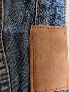 Zara Ripped Denim Jeans