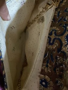 Ethnic Print Clutch Bag