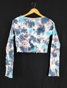 VividArtsy Multicolor Tie And Dye Top (Women)