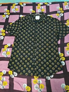 Smiley Face Print Shirt