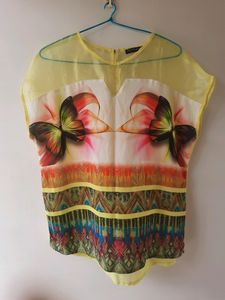Butterfly Print Top