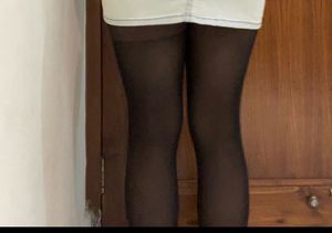 Black and nude stocking Anfanna Pantyhose Set