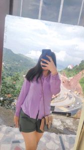 summer purple shirt