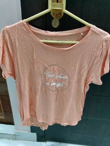 Peach Graphic Tee