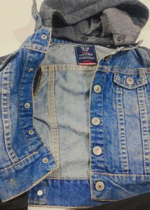 Hooded Denim Jacket