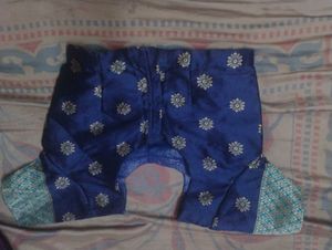 Royal Blue Embroidered Lehenga
