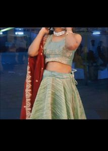 Full Flair Lehenga Choli And Dupatta Maroon