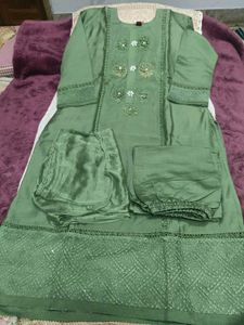 Elegant Green Kurta Set