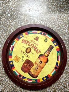 Vintage McDowell's Diplomat Whiskey Tray