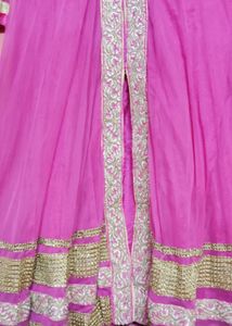 Pink Anarkali Suit Chudidar And Dupatta