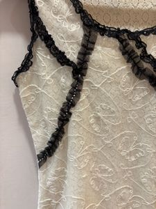 Beautiful Lace Trimmed  Top