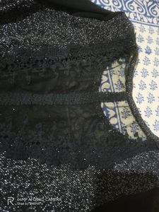 Black Shimmery Bodycon Dress