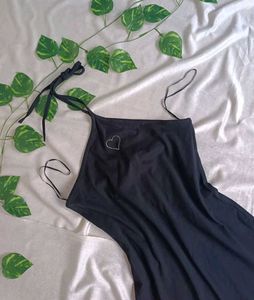 Black halter neck Dress