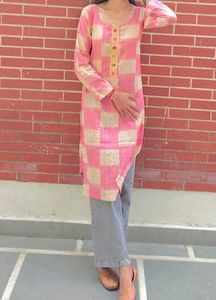 Peach Pink Kurti
