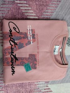 Pink Graphic Sweatshirt