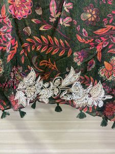 A printed indowestern cord set