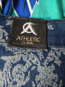 Floral Print Straight denim Pants