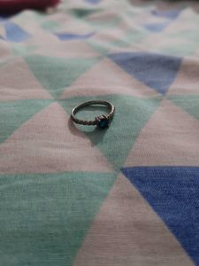 Elegant Sapphire Silver Ring