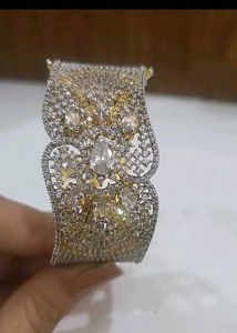 American Diamond Elegant Cuff Bracelet