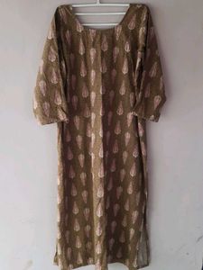 Pure Cotton Kurta Set ( Bust 40-42)
