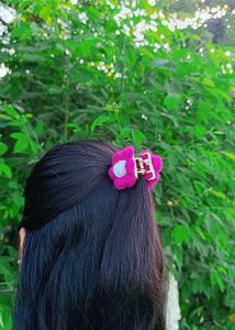 Flower Hair Claw Clips