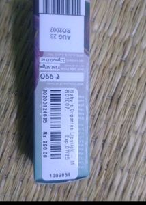 Ruby Organics Lipstick And Dazzler Brown Eyebrow Pencil