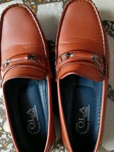 Brown Leather Loafers