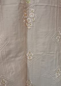 Cream Colour Suit Set( Kurta, Pent &amp; Dupatta) For