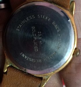 This Is  23 Kart Gold Plated Watch