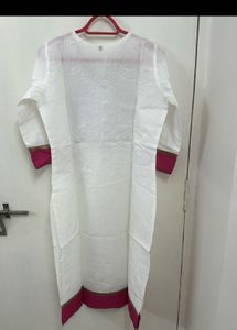 White embroidered kurti