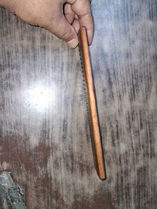 Pink Woolf Natural Wooden Beard &amp; Hair Comb
