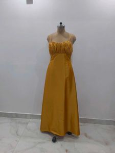 Elegant Yellow Maxi Dress