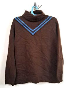 Vintage Brown Turtleneck Sweater
