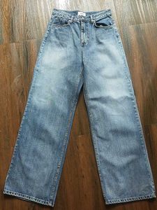Wide Leg Denim Jeans