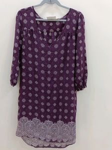 Straight Ladies Kurta || Purple || 40 Bust