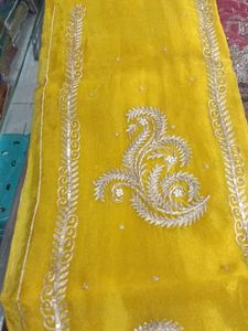 Yellow Embroidered Salwar Suit