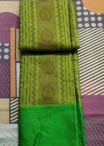 Elegant Beautiful Self Woven Cotton Silk Saree