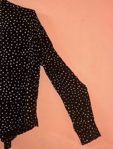 Polka Dot Bow Top