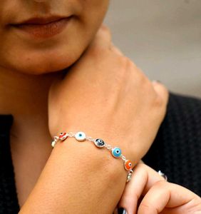 Evil Eye Braclet Pure Silver 925