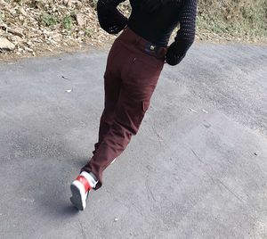 Maroon Cargo Pants