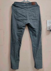 Grey Denim Jeans For Women