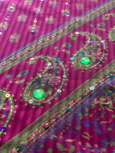 Red Embroidered Kurta