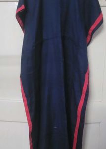 Elegant Navy Blue Kaftan