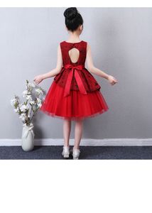 Hopscotch Red Sleeveless Floral Print party Dress